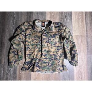 EA Industries USMC Combat Jacket Mens Medium Short Green MARPAT Camo